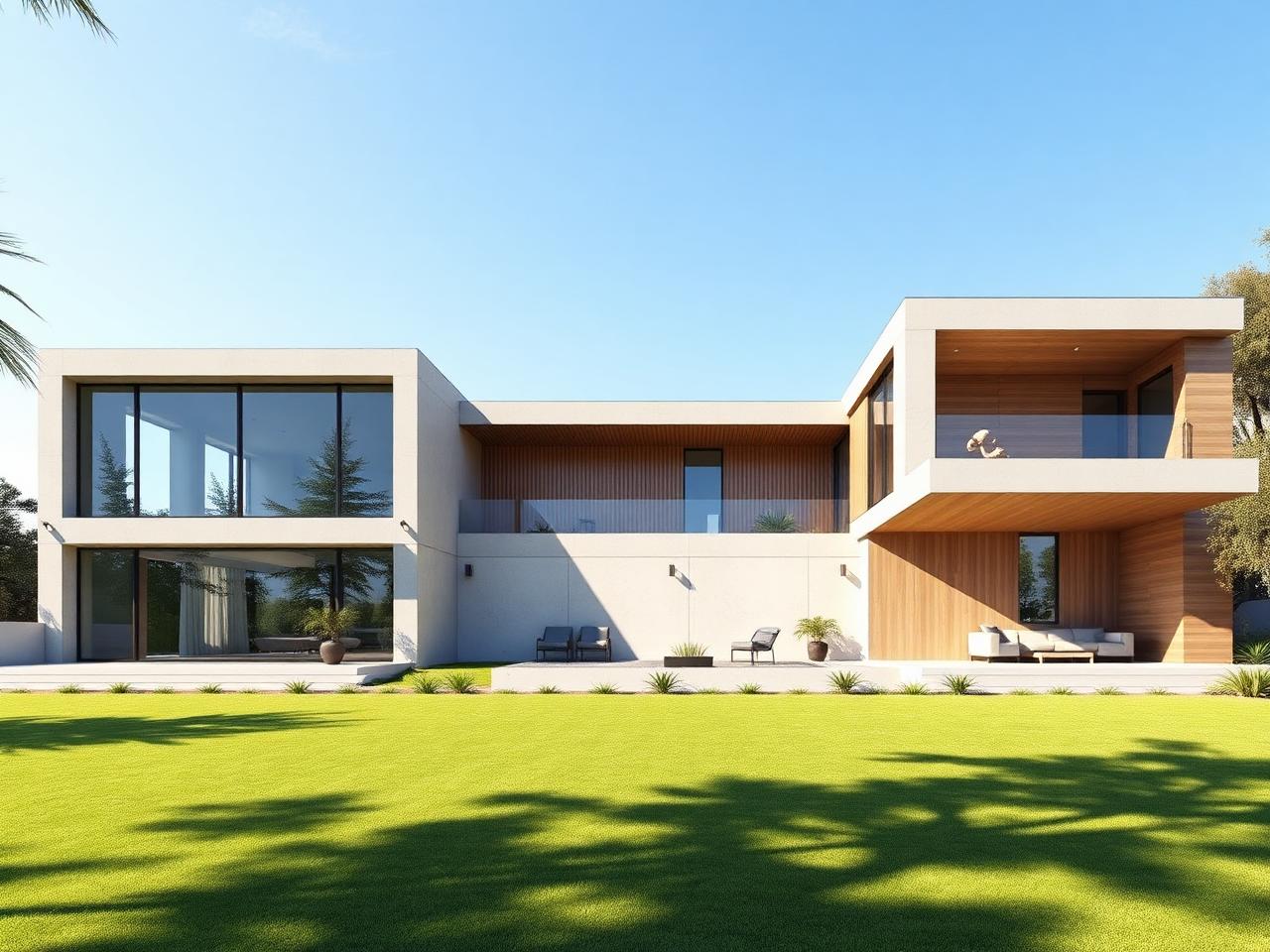 Modern villa — daylight